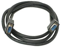  OEM VGA M/M video jelkábel 15m fekete XVQKABMM15 (XVQKABMM15)