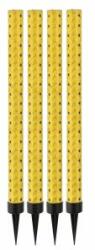 Godan Arany színű tortatűzijáték, 25 cm - 4 db-os
