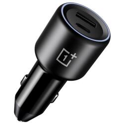 OnePlus autós töltő USB+Type-C aljzat (80W, PD gyorstöltő) FEKETE 5411100003 (5411100003)