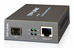 TP-Link MC220L 1 GbE SFP - 1000Base-T media konverter (SFP modul nélkül! ) (MC220L)