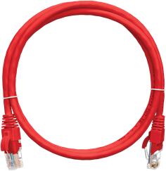 NIKOMAX Patch kábel UTP, CAT5e, LSZH, 3m, piros NMC-PC4UD55B-030-C-RD (NMC-PC4UD55B-030-C-RD)