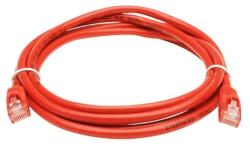  OEM RJ45 CAT6 UTP - RJ45 CAT6 UTP M/M adatkábel 2m piros LSOH XUTPSZC6KAB2P (XUTPSZC6KAB2P)