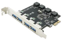 BlackBird PCI-E Bővítőkártya 4xUSB 3.0 BH1295 (BH1295)