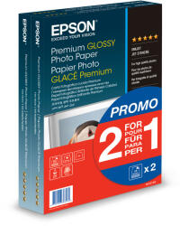 Epson prémium fényes fotópapír (10x15, 2x40 lap, 255g) - pcx