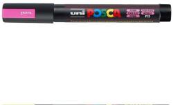 uni Dekormarker, 1, 8-2, 5 mm, UNI "Posca PC-5M", fluor rózsaszín 2UPC5MFR (2UPC5MFR)