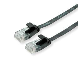 Valueline Patch kábel UTP CAT6a lapos kivitel 3m, fekete 21.99. 0823-40 (21.99.0823-40)