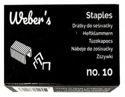 WEBER S Tűzőkapocs WEBERS No. 10 1000 darabos
