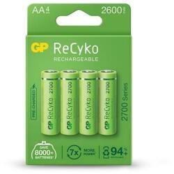 GP Batteries akku ReCyko ceruza (AA) 2600mAh 4db/cs GP270AAHC-RCK-PGB4 (GP270AAHC-RCK-PGB4)