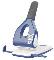 ICO Lyukasztó, nagyteljesítményű, kétlyukú, 65 lap, SAX "Design 618", kék 1477 (1477)