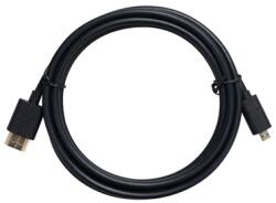 Obsbot HDMI micro D - HDMI 1.4 M/M video kábel 1.5m fekete OCB-2303-CT (OCB-2303-CT)