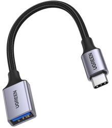 UGREEN adapter kábel (USB aljzat - Type-C, OTG, adatátvitel és töltés, 15cm) FEKETE US378 (US378)