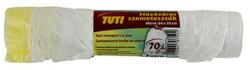 TUTI Szemeteszsák, zárószalagos, 70 l, 15 db, 64x70 cm, 14 , TUTI, fehér PDP_342 (PDP_342)