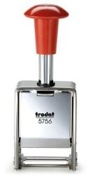 TRODAT Sorszámbélyegző, automata, fém, 6 karakter, TRODAT 5756/M UNG (5756/M UNG)