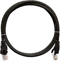 NIKOMAX Patch kábel UTP, CAT5e, LSZH, 0, 5m, fekete NMC-PC4UD55B-005-C-BK (NMC-PC4UD55B-005-C-BK)