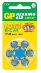 GP Batteries Hearing Aid ZA675 (7003ZD, PR44) Cink-levegő hallókészülék elem 6db/bliszter B3575 (B3575)