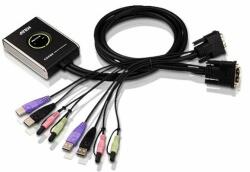 ATEN CS682 KVM Switch 2PC USB DVI + kábel (CS682) - pcx