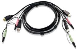 ATEN KVM Kábel USB és HDMI, 1, 8m - 2L-7D02UH (2L-7D02UH)