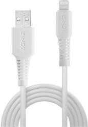 Lindy 3m USB to Lightning kábel white 31328 (31328)
