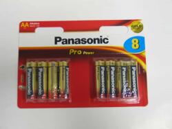 Panasonic PRO POWER tartós elem (AA, LR6PPG, 1.5V, alkáli) 8db/csomag LR6PPG/8BW (LR6PPG/8BW)