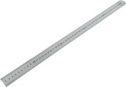 EXTOL vonalzó, 100 x 3 cm, rozsdamentes acél; mindkét oldalán mm-es beosztás
