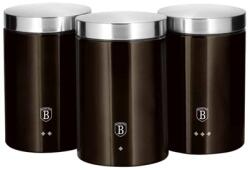 Berlinger Haus BH/6828 TÁROLÓ SZETT, 3 RÉSZES FEKETE (BH/6828) - pcx