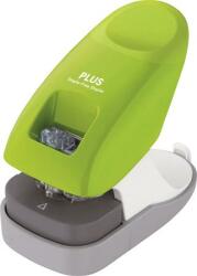 PLUS Corporation Kapocs nélküli tűzőgép, asztali, 10 lap, PLUS, zöld 31261 (31261)