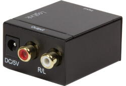 LogiLink Koax és Toslink-analóg L/R audio konverter (CA0100) - pcx