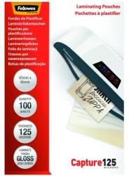 Fellowes 65x95mm 125 mikron 100 db/csomag fényes meleglamináló fólia 5306702 (5306702)
