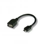 Kábel USB Átalakító Kolink USB 2.0 A (Female) - micro B (Male) Adapter WENT95193 (WENT95193)