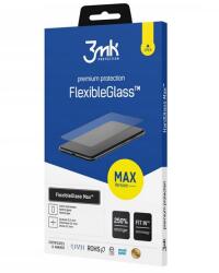 3mk FLEXIBLE GLASS MAX képernyővédő üveg (2.5D, flexibilis, ultravékony, 0.2mm, 7H) FEKETE GP-135567 (GP-135567)