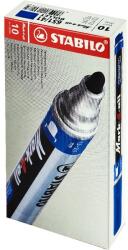 STABILO Mark-4-All 10db/csomag kék gömb hegyű alkoholos marker 651/41B10 (651/41B10)