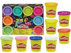 Hasbro Play-Doh: 8 darabos színvarázs neon gyurmakészlet
