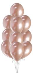 Godan Beauty & Charm: Rózsaszín arany színű lufi - 10 db, 30 cm