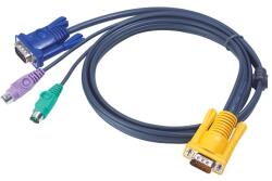 ATEN KVM Kábel PS/2 és VGA, 3m 2L-5203P (2L-5203P)