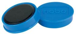 Nobo Korong mágnes, fehértáblához, 30 mm, 4 db, NOBO, kék 1901450 (1901450)