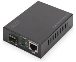Digitus Gigabit PoE+ (RJ45-SFP) 30W SFP modul nélküli média konverter DN-82140 (DN-82140)