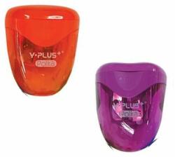 Y-Plus Y-Plus: Polka 2 lyukú, tartályos, műanyag hegyező lányos színben - többféle