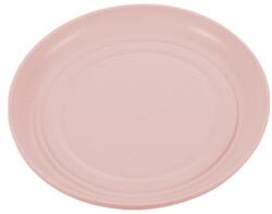 Too KT-117 10db-os vegyes színekben búzaszalma műanyag kerek tányér szett, 15x15x1.5cm (KT-117)