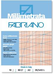 FABRIANO A3 80g 10lapos milliméterpapír tömb 19100664 (19100664)