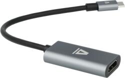 AVAX ADA AVAX AD603 CONNECT+ Type C - HDMI 4K/60Hz adapter, alumínium 5999574480590 (5999574480590)