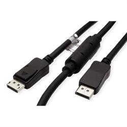 Valueline Kábel DisplayPort 1.2 Aktív DP - DP, 4K60Hz, M/M, 15m, fekete 14.99. 3495-2 (14.99.3495-2)