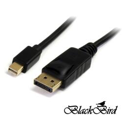 BlackBird Kábel Displayport 1.2 male to Mini Displayport 1.2 male 60Hz, 2m BH1244 (BH1244)