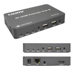 PROCONNECT Extender HDMI Over IP Vevő egység, KVM, USB, IR, XR vevő, 150m-ig (1 darabos kiszerelés) PC-EX150M-KVM-RX (PC-EX150M-KVM-RX)