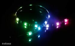 Akasa LED Szalag Akasa Vegas MB 50cm 15 LED RGB Mégneses (Aura/Mystic Light) AK-LD05-50RB (AK-LD05-50RB)