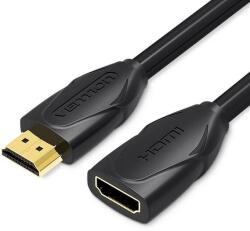 Vention HDMI/M - HDMI/F (hosszabbító, fekete), 1m, kábel