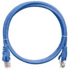 NIKOMAX Patch kábel S/FTP, CAT6a, PVC, 3m, kék NMC-PC4SA55B-030-BL (NMC-PC4SA55B-030-BL)