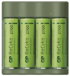 GP Batteries USB Everyday B421 Akkutöltő + 4xAA GP ReCyko 2700 B52427U (B52427U)