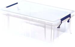 Fellowes Műanyag tároló doboz, átlátszó, 10 liter, FELLOWES, "ProStore" 7730401 (7730401)