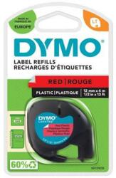 DYMO Feliratozógép szalag, 12 mm x 4 m, DYMO "Letratag", piros S0721630 (S0721630)