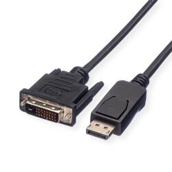 Valueline kábel DisplayPort 1.1 - DVI(24+1), DP - DVI, 2K60Hz, M/M, LSOH, 2m, fekete 11.99. 5615-10 (11.99.5615-10)